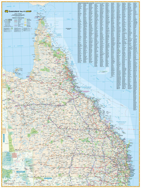 Queensland State & Suburban Ubd 470 Map