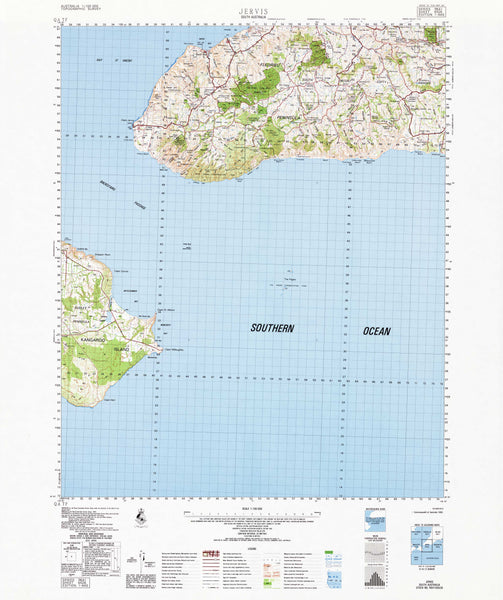 6526 Jervis 1:100k Topographic Map