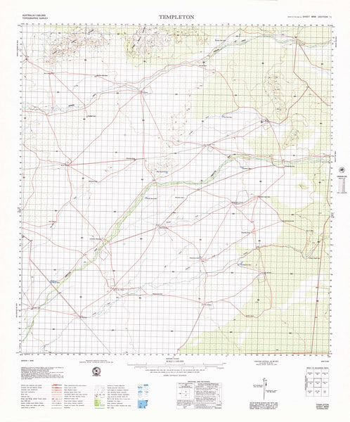 6656 Templeton 1:100k Topographic Map