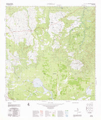 6658 Undilla 1:100k Topographic Map