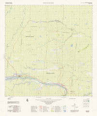 6662 Doomadgee 1:100k Topographic Map