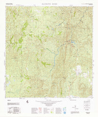 6758 Mammoth Mines 1:100k Topographic Map