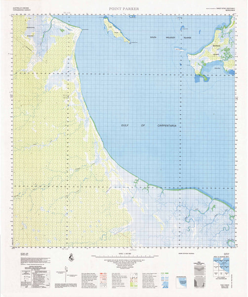 6763 Point Parker 1:100k Topographic Map