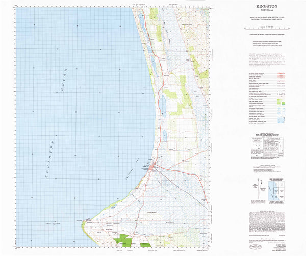 6824 Kingston 1:100k Topographic Map