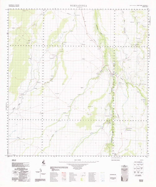 6861 Wernadinga 1:100k Topographic Map