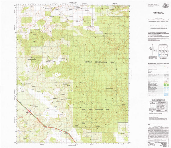 6926 Tintinara 1:100k Topographic Map