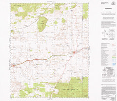 7027 Pinnaroo 1:100k Topographic Map