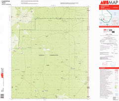 7031 Canopus 1:100k Topographic Map