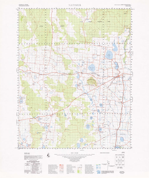 7224 Natimuk 1:100k Topographic Map