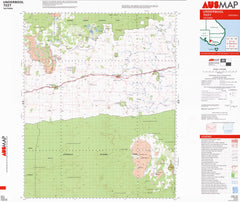 7227 Underbool 1:100k Topographic Map