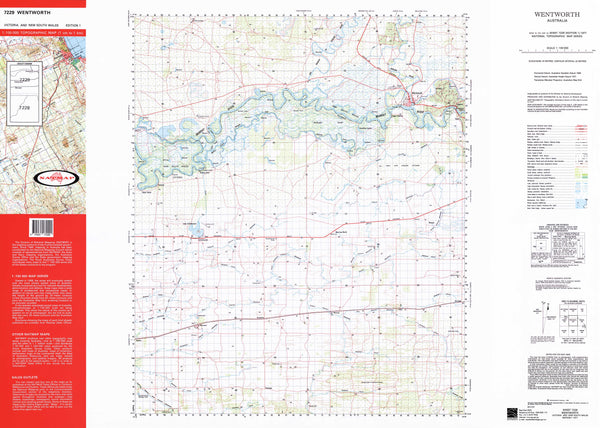 7229 Wentworth 1:100k Topographic Map