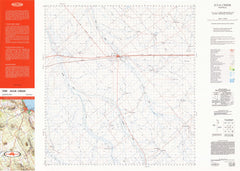 7256 Julia Creek 1:100k Topographic Map