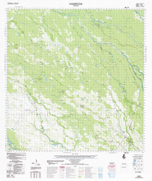 7264 Vanrook 1:100k Topographic Map