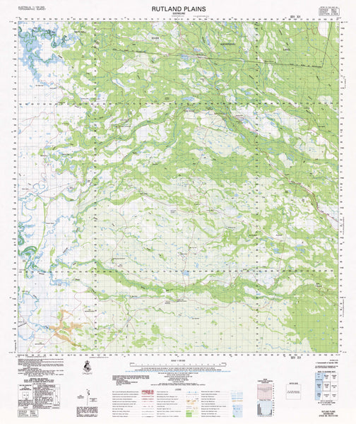 7266 Rutland Plains 1:100k Topographic Map