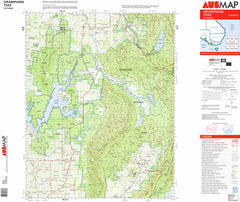 7323 Grampians 1:100k Topographic Map