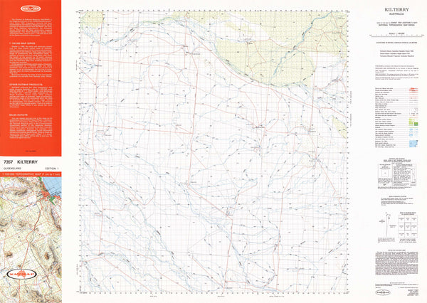 7357 Kilterry 1:100k Topographic Map