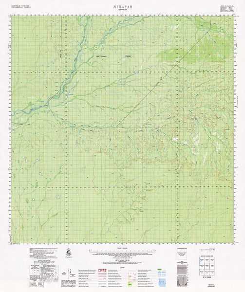 7370 Merapah 1:100k Topographic Map