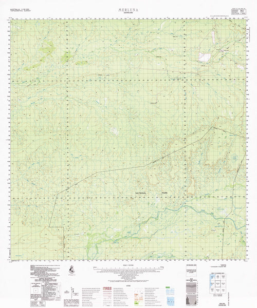 7371 Merluna 1:100k Topographic Map