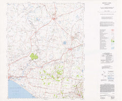 7421 Mortlake 1:100k Topographic Map