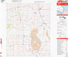 7427 Tyrrell 1:100k Topographic Map