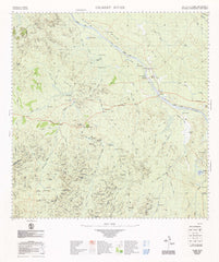 7461 Gilbert River 1:100k Topographic Map