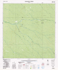 7463 Crooked Creek 1:100k Topographic Map