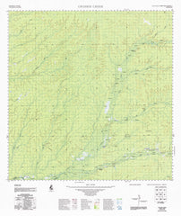 7467 Crosbie Creek 1:100k Topographic Map