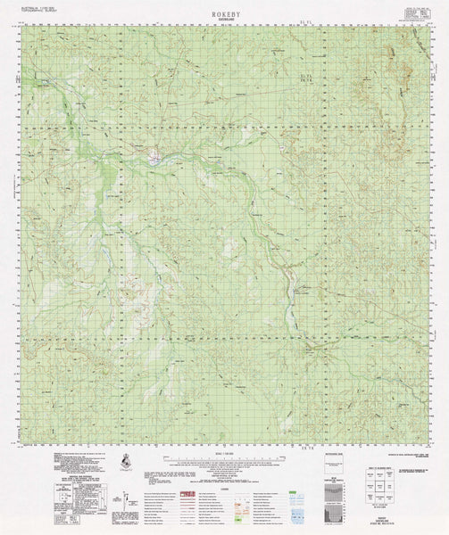 7470 Rokeby 1:100k Topographic Map