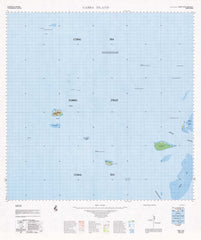 7478 Gabba Island 1:100k Topographic Map