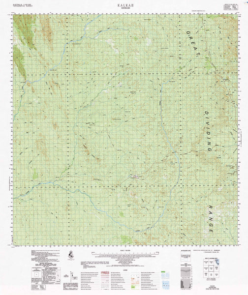 7568 Kalkah 1:100k Topographic Map