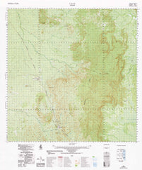 7570 Coen 1:100k Topographic Map