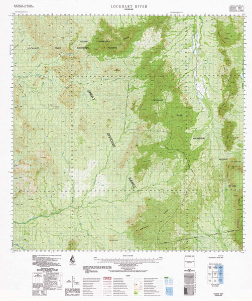 7571 Lockhart River1:100k Topographic Map