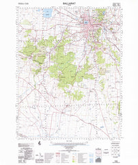 7622 Ballarat 1:100k Topographic Map