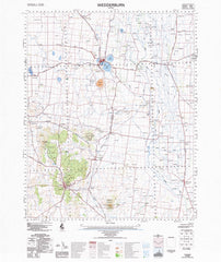 7625 Wedderburn 1:100k Topographic Map