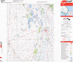 7626 Kerang 1:100k Topographic Map