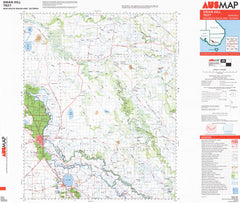 7627 Swan Hill 1:100k Topographic Map