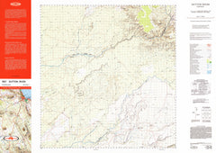 7657 Dutton River 1:100k Topographic Map