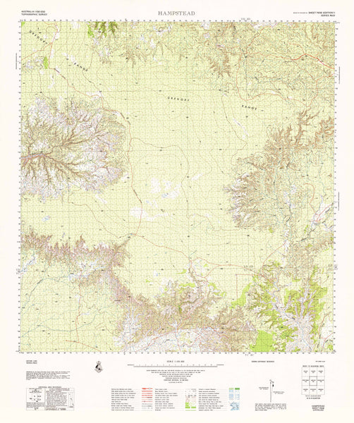 7658 Hampstead 1:100k Topographic Map