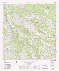 7663 Blackdown 1:100k Topographic Map