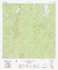 7667 Kalinga 1:100k Topographic Map