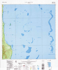 7671 Cape Sidmouth 1:100k Topographic Map