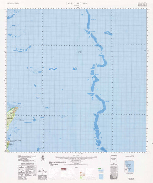 Buy 7672 Cape Direction 1:100k Topographic Map