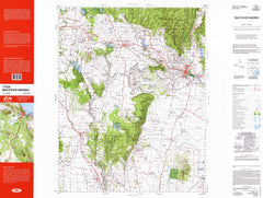 7722 Bacchus Marsh 1:100k Topographic Map