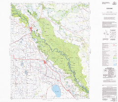 7726 Cohuna 1:100k Topographic Map