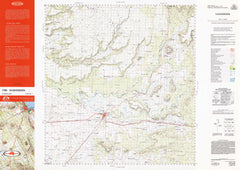 7756 Hughenden 1:100k Topographic Map