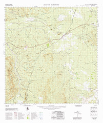 7761 Mount Surprise 1:100k Topographic Map