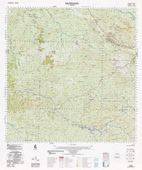 7763 Mungana 1:100k Topographic Map