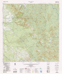 7764 Bellevue 1:100k Topographic Map