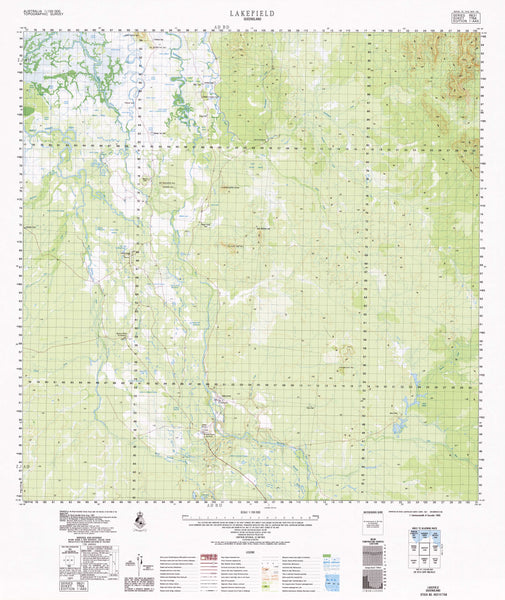 7768 Lakefield 1:100k Topographic Map