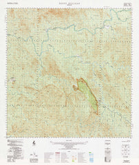 7864 Mount Mulligan 1:100k Topographic Map